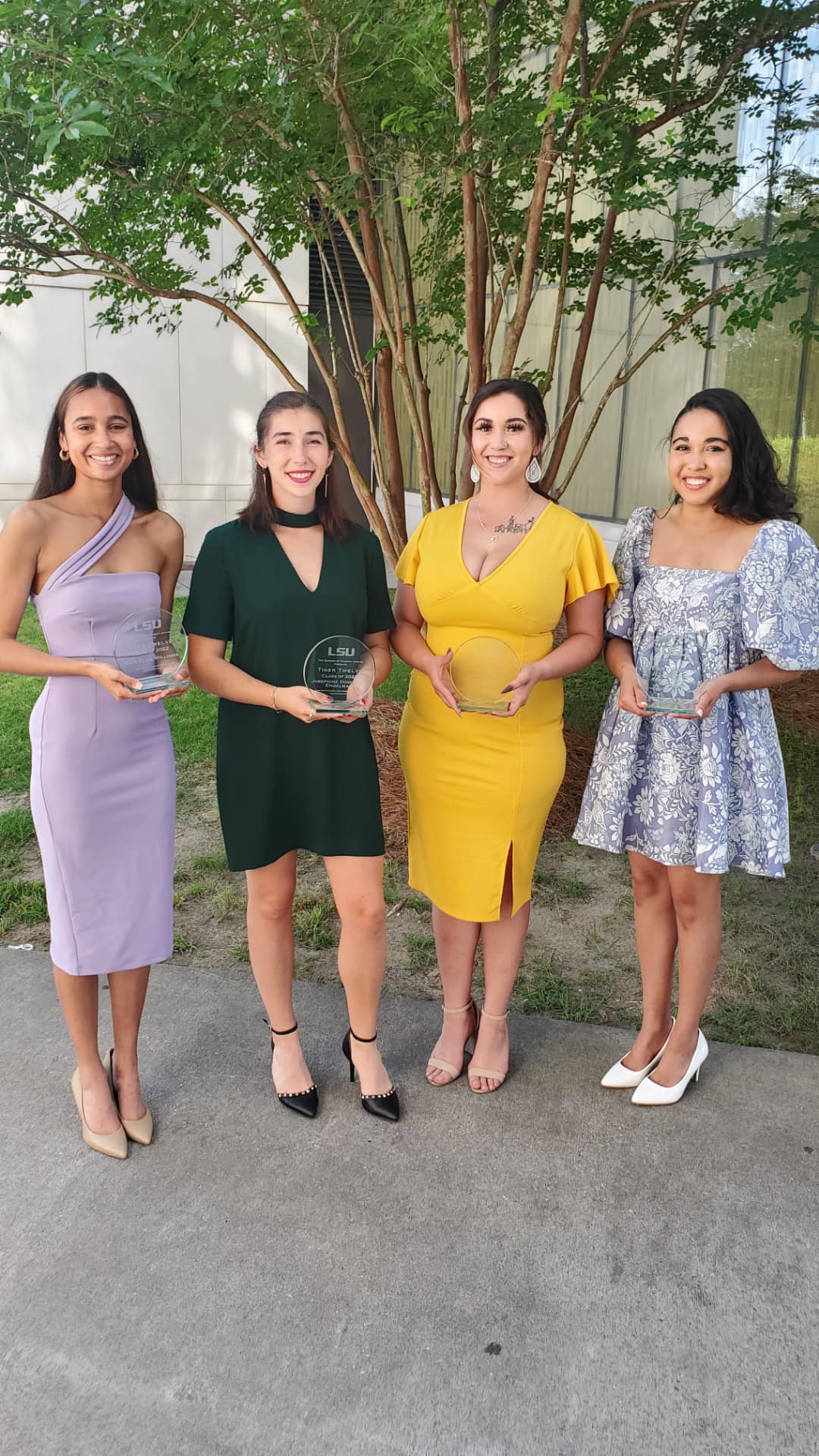 Four LSU College of Agriculture students recognized in the LSU Tiger Twelve Class of 2022 
